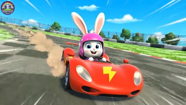 Кролик Белла гоняет на мини тракторе 🐰🚜 смотреть онлайн