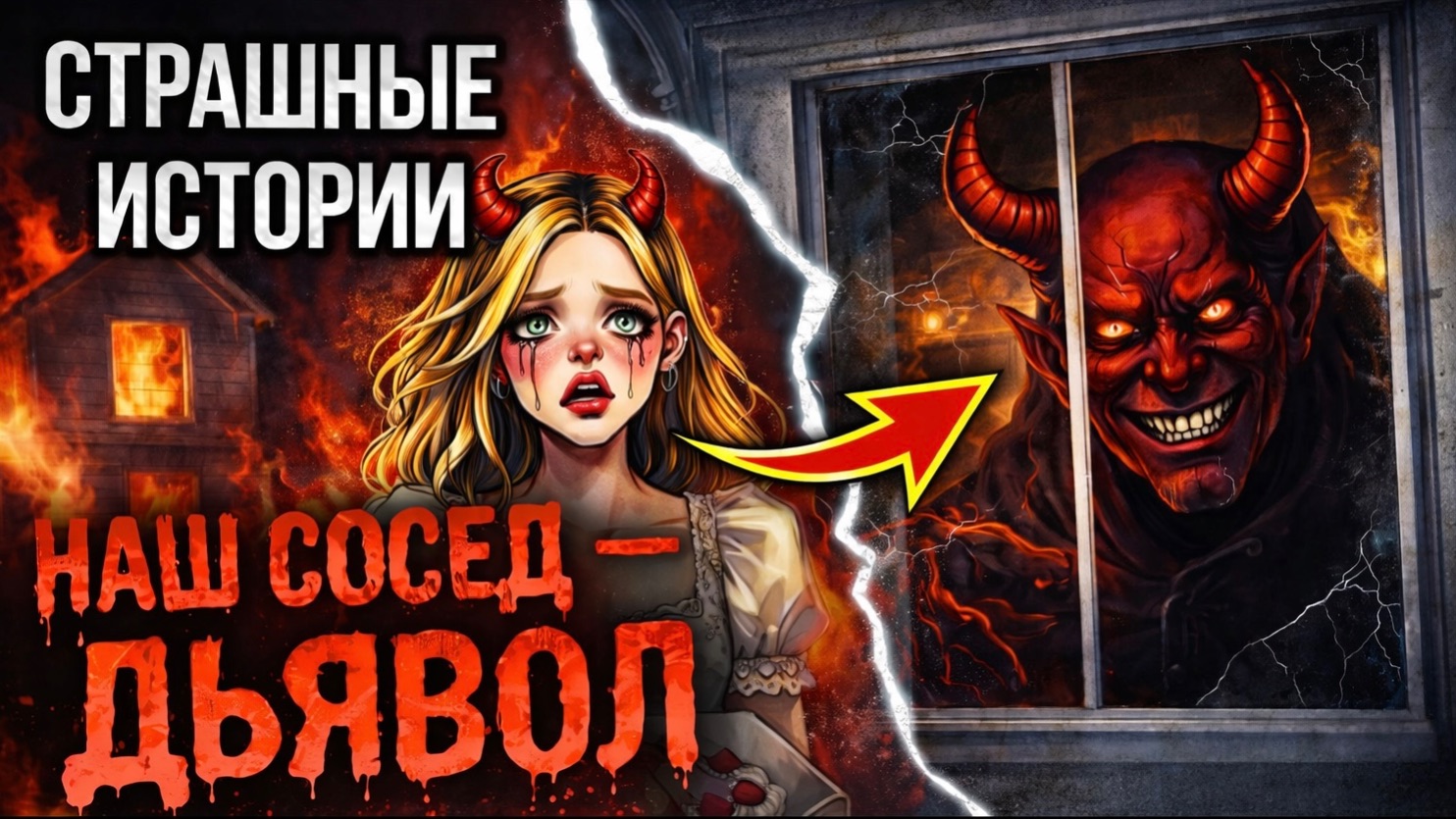 Новый сосед ДОВОДИЛ дочек ДО СЛЁЗ | страшная история на ночь от Даши Рокс смотреть онлайн