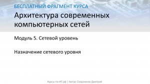 ✅ АСКС. М-5, У-02. Назначение сетевого уровня