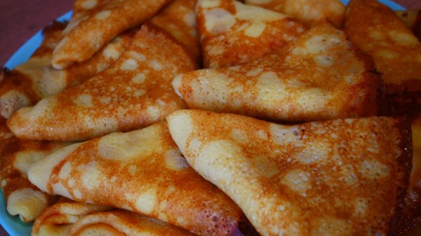 Блины НЕЖНЫЕ Тонкие блины на молоке Блинчики из ДЕТСТВА