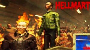 НЕ НОЧЬ А АД!В АДСКИЙ СУПЕРМАРКЕТ ПРИШЁЛ ВЕЛИКАН НА КАССУ!ИГРА HELLMART ПРОХОЖДЕНИЕ НА РУССКОМ!