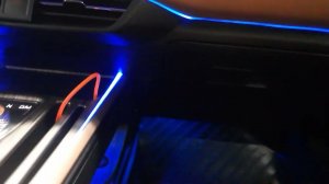 HAVAL JOLION контурная подсветка салона.
