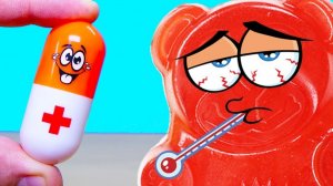 ЖЕЛЕЙНЫЙ МЕДВЕДЬ ВАЛЕРА ЗАБОЛЕЛ!