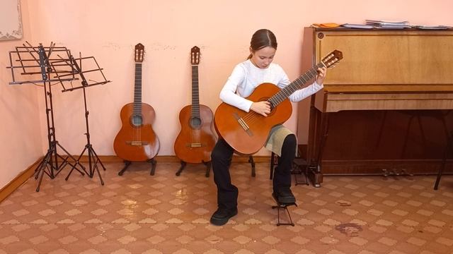 Прохорова Евдокия 1 класс. В. Калинин 