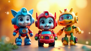 🤖✨ РОБОТЫ-ТРАНСФОРМЕРЫ ОЖИВАЮТ! Цветные игрушки превращаются! 🚗⚡