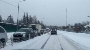 Снежный калапс в Москве и Подмосковье