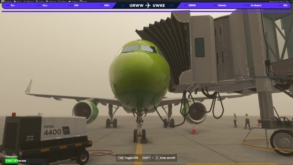 MSFS2024 Fenix simulations A320-214 SL, SBI005, Vatsim, Volgograd(URWW) - Nizhnekamsk(UWKE)