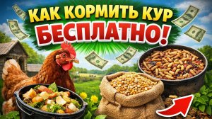 💰🐔 Как кормить кур бесплатно и получать яйца каждый день / 🥚 Как сократить расходы на корм