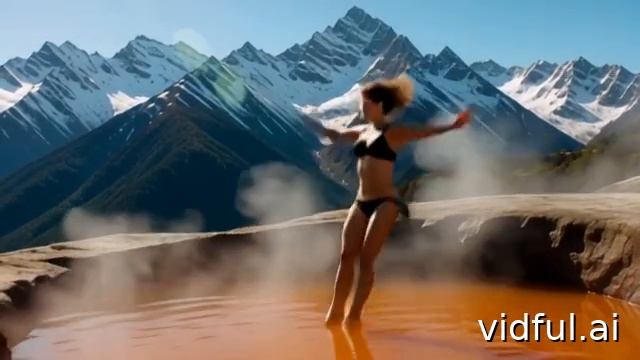 Прыжок в оранжевый горячий источник смотреть онлайн