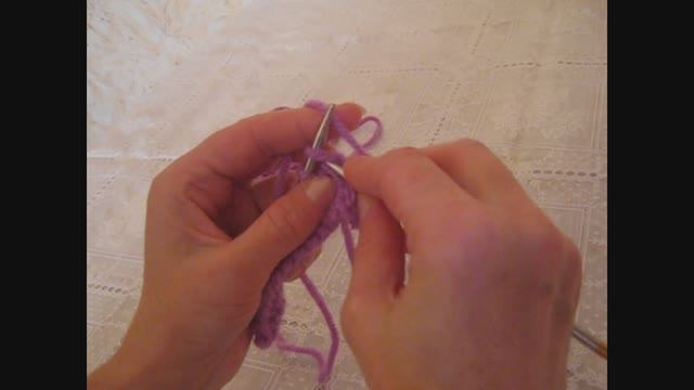 Лицевая петля скрещенная смотреть онлайн