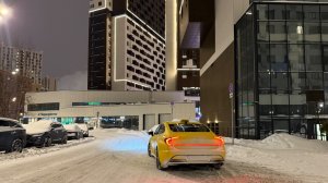 ПОСТАВИЛ ГАЗ! / Яндекс такси Москва комфорт + ночная смена 28-29.01.2026