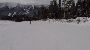 Архыз, Январь 2026, трасса Атмосфера (Синяя)