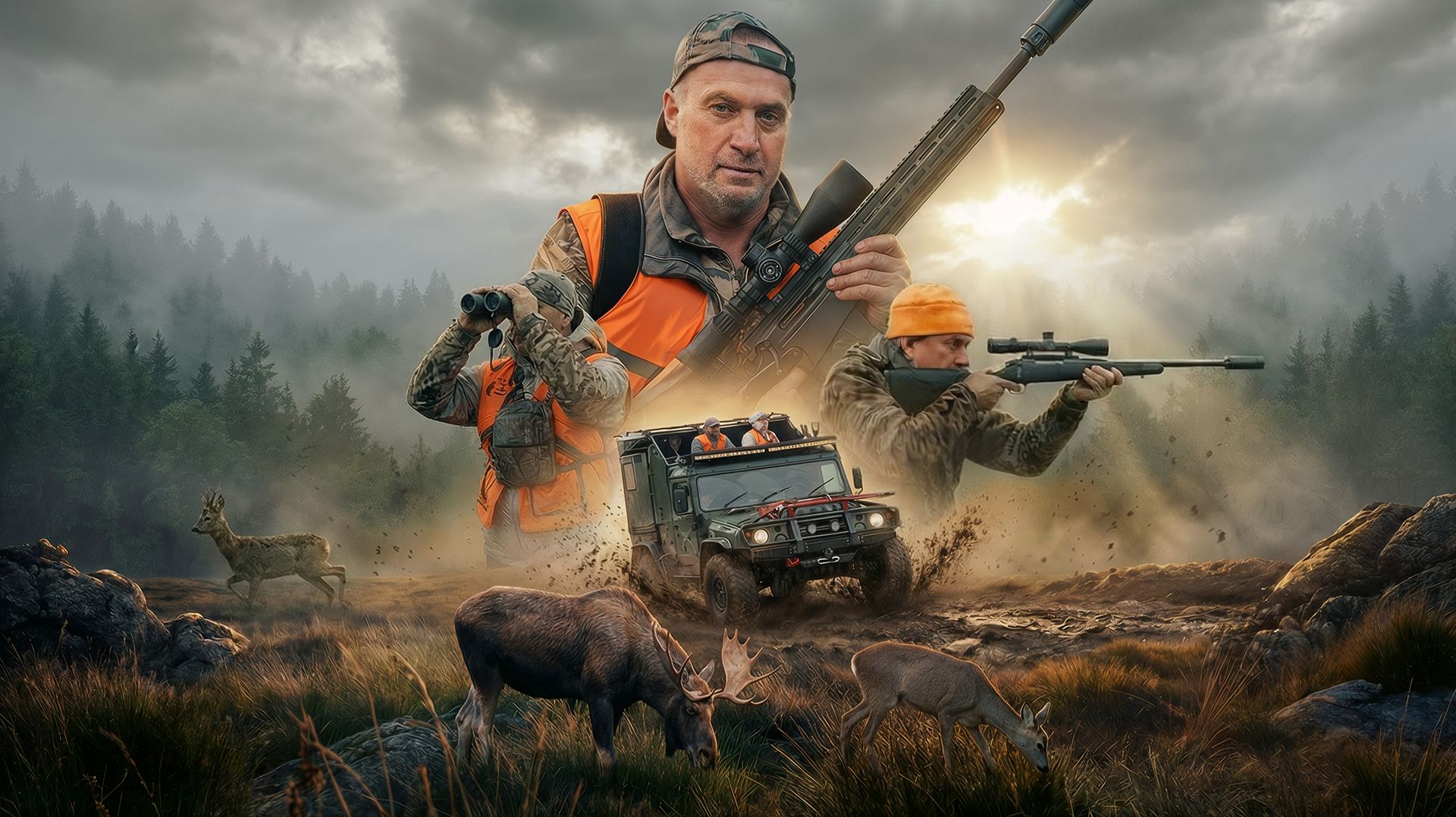 Трофейная охота🦌 на Уральскую косулю #охота смотреть онлайн