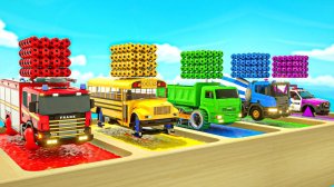 Веселые мультфильмы для детей про машинки. Веселые песенки для малышей. Забавные машинки для детей