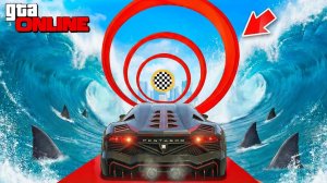 ГИГАНТСКИЙ ЦУНАМИ vs СКИЛЛ ТЕСТ! ПРОЙДИ ПАРКУР ЗА 20 МИНУТ пока ВОЛНА НЕ СЛОМАЛА ЕГО В GTA 5 ONLINE