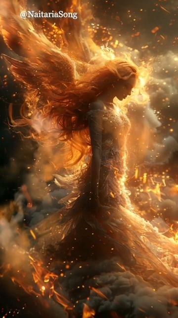 "Ангел с горящими крыльями"