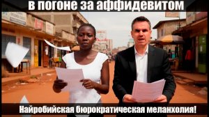 НАЙРОБИЙСКАЯ БЮРОКРАТИЧЕСКАЯ МЕЛАНХОЛИЯ / В ПОГОНЕ ЗА АФФИДЕВИТОМ