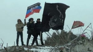 7 декабря 2014 года. Хоругвеносцы на Саур-Могиле