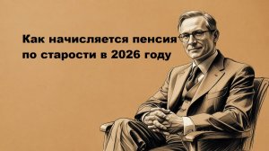 Как начисляется пенсия по старости в 2026 году