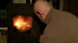 Сегодня утром - 25, "добыли воду", отогреваемся...