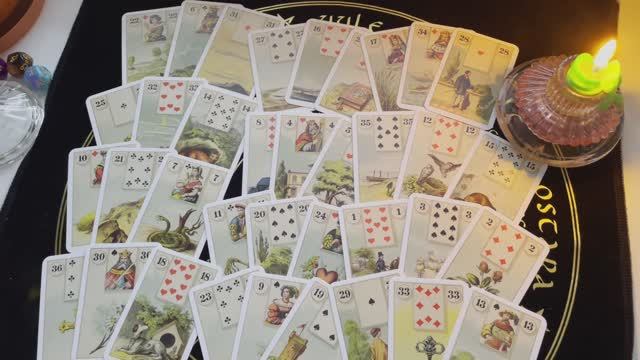 Отношения в паре. Гадание на оракуле Ленорман смотреть онлайн