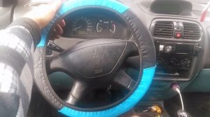 Кожаный чехол на руль автомобиля «jimmvista»