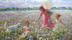 Вновь падают пречистые снега