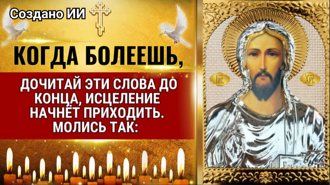 Когда болеешь, дочитай эти слова до конца, исцеление начнёт приходить. Молись так: смотреть онлайн