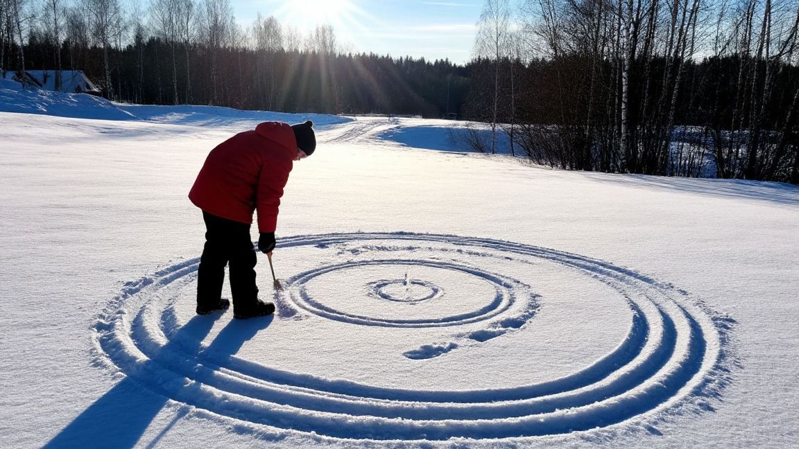 ©Я рисую на снегу. Сергей Весенин-стихи смотреть онлайн