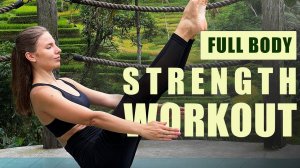 СИЛОВАЯ ТРЕНИРОВКА НА ВСЕ ТЕЛО без оборудования (с разминкой) 17 МИН | FULL BODY WORKOUT AT HOME