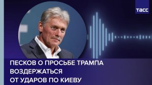 Песков о просьбе Трампа воздержаться от ударов по Киеву