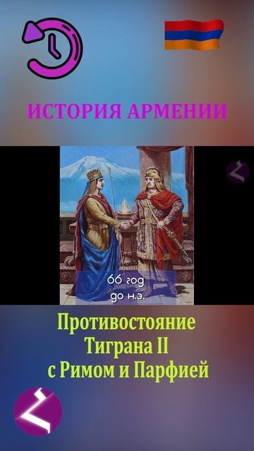История Армении | Противостояние Тиграна II с Римом и Парфией смотреть онлайн
