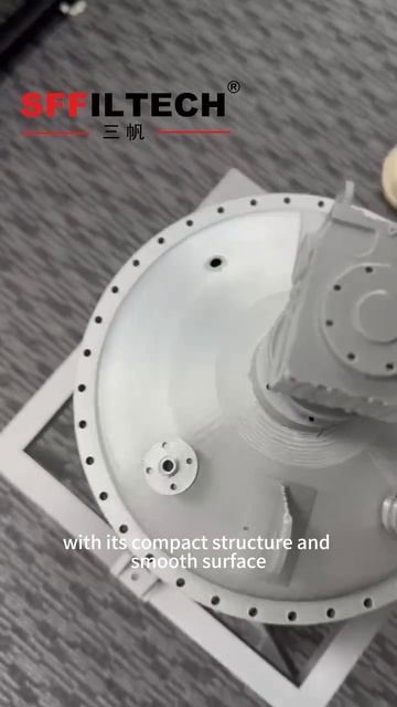 360°Вид пластикового внутреннего скребкового фильтра – прочный, коррозионно-стойкий и простой в обсл