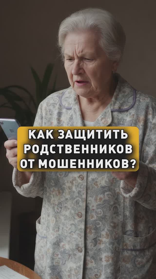 КАК ЗАЩИТИТЬ РОДСТВЕННИКОВ ОТ МОШЕННИКОВ? смотреть онлайн