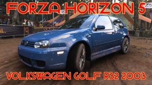 Forza Horizon 5: Volkswagen Golf R32 2003 – Миниатюрный монстр с характером! 🚗🔥