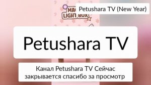 Закрытые канала (Petushara TV 03.01.2026)