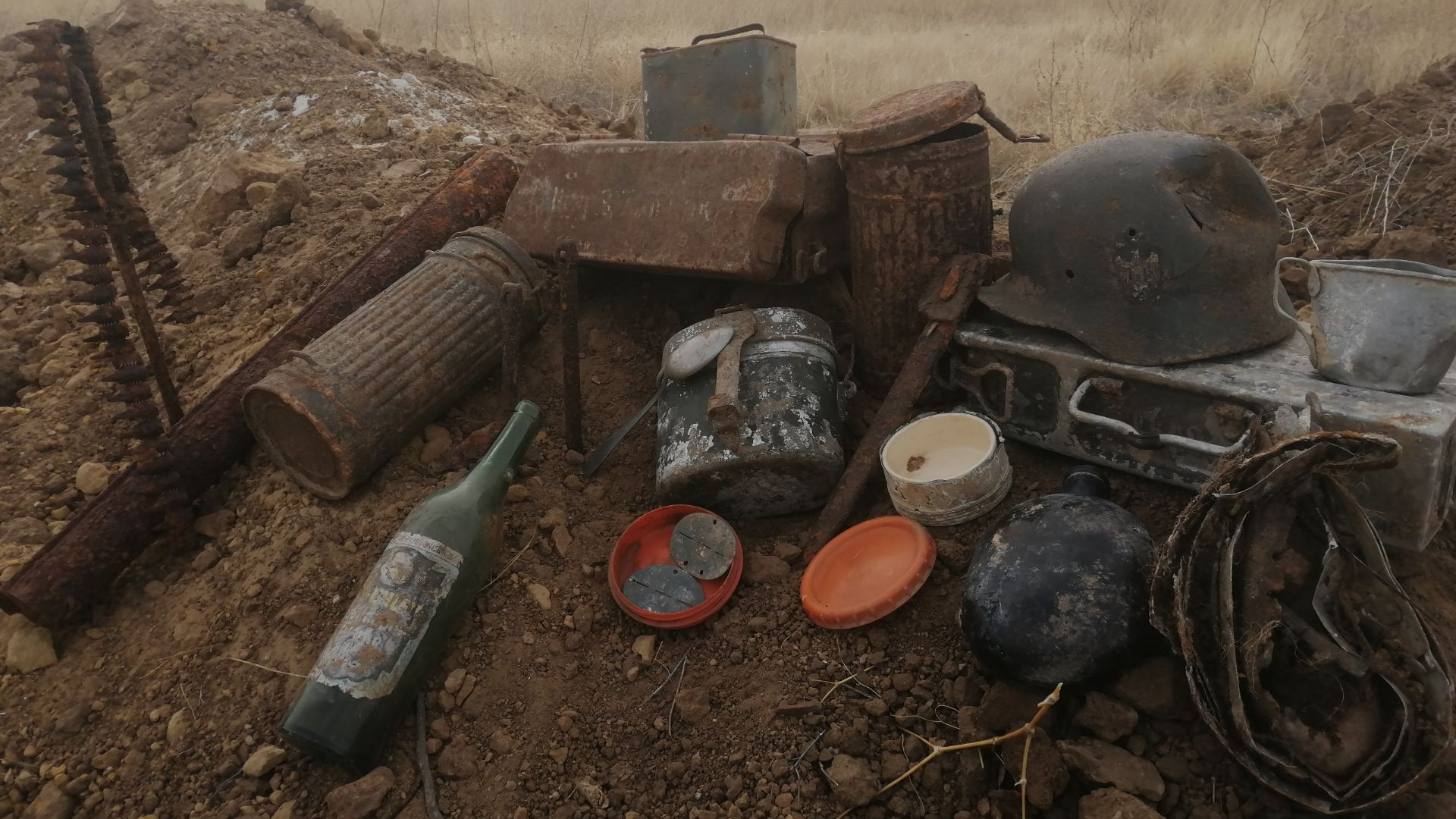 Раскопки в Сталинграде на полях сражения. смотреть онлайн