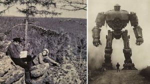 В 50-х на Алтае обнаружили в горе 3х гигантов