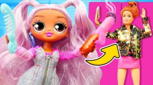 Крис красит волосы! 💇 | Помощь куклы-парикмахера для детей