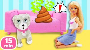 📹 Блог Барби: День заботы о животных! 🐾 | Игры с игрушечным питомцами для детей