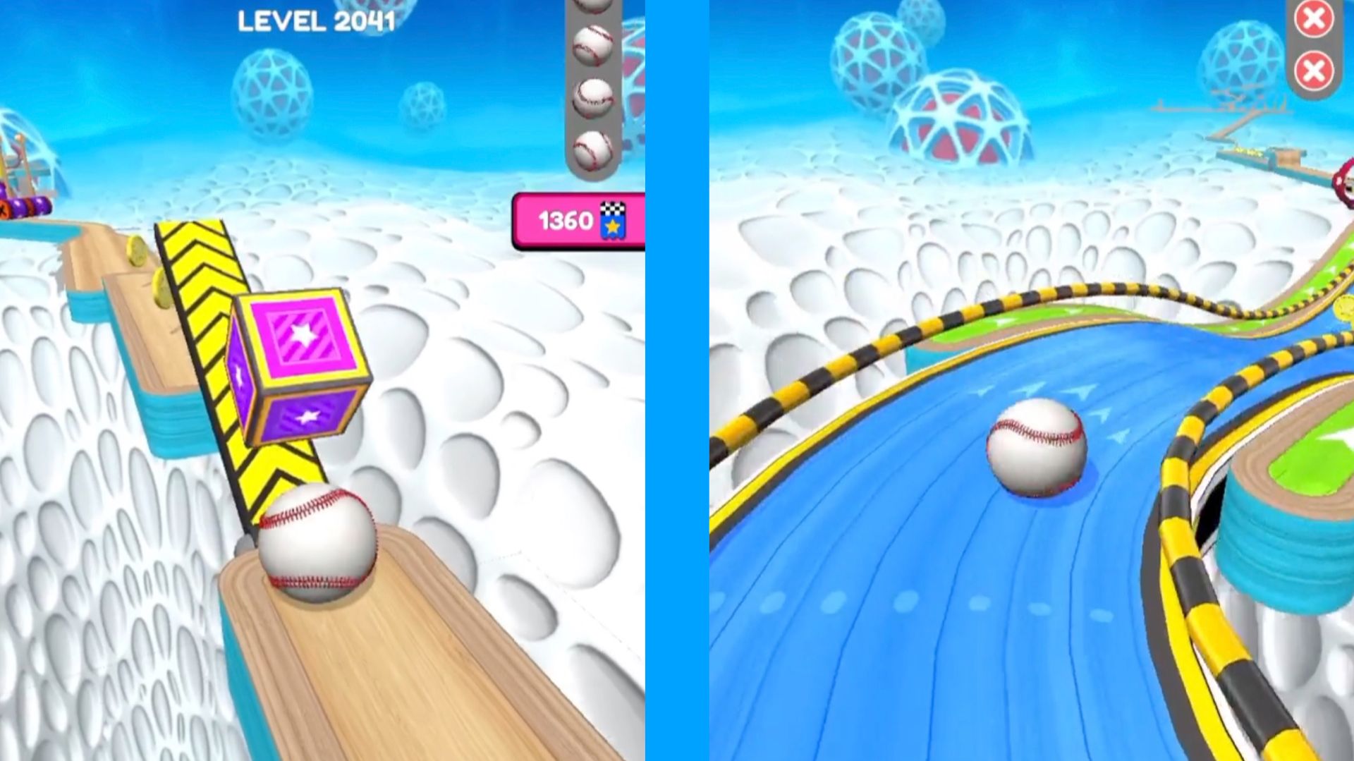 Going Balls Super Speed run Gameplay New Update Level 2041 to 2044 Banana frenzy Race смотреть онлайн