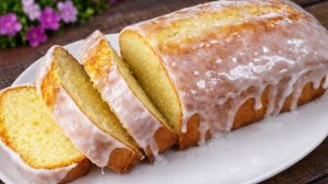 Один лимон и 5 минут 🍋 Лимонный кекс, который тает во рту!