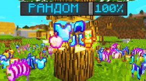 Маинкрафт но весь лут рандомный