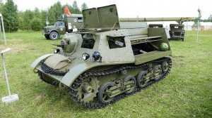 Артиллерийский тягач "Комсомолец" на слете "Моторы Войны", 8 августа 2022