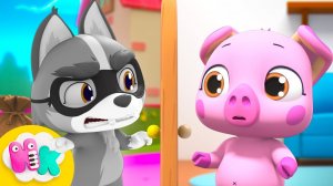 Klopf, Klopf, Wer ist an der Tür? ⁉️ Das Räuberlied für Kinder | HeyKids Kinderlieder TV