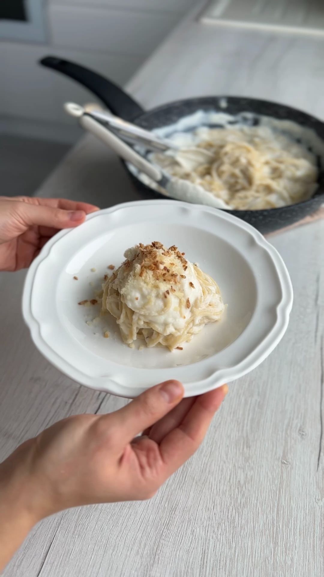 Паста с соусом из цветной капусты по рецепту petryaeva_a_ 🍽 смотреть онлайн