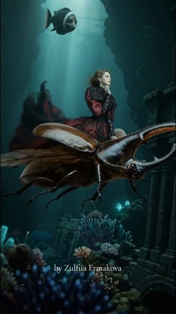 Victorian Steampunk dreams. Giant beetles 🪲🪲🪲