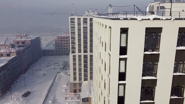 Ход строительства ЖК «Уютный Квартал», январь 2026 г. смотреть онлайн