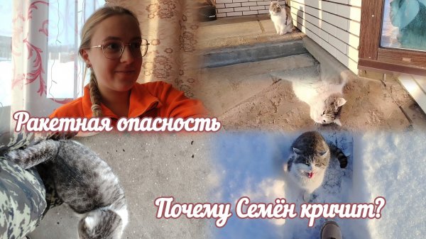 VLOG Почему Семён кричит?🙀 Ракетная опасность❗