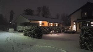 Прогулка в сильный снегопад, Финляндия, Ярвенпяа